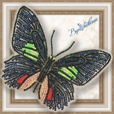 Набор для вышивки бисером бабочки «PARIDES SESOSTRIS ZESTOS»